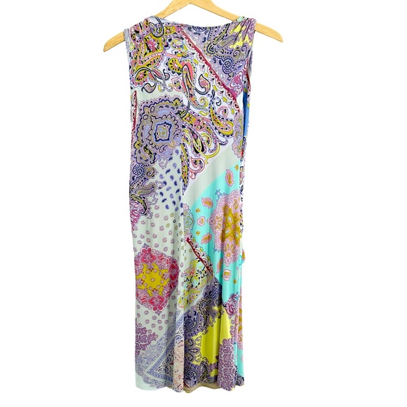 Etro Multicolor Mixed Print Shift Dress, Size Small* (Please see below) - Picture 5 of 16